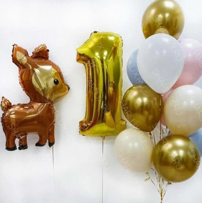 Фонтан шаров "Лесной олень"