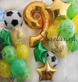 Шары на день рождения мальчику 9 лет, Футбол