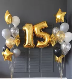 Шары на день рождения 15 лет