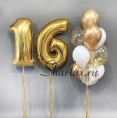 Букет шаров для девушки на 16 лет
