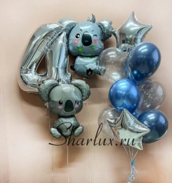 Сет шаров на день рождения, Коала