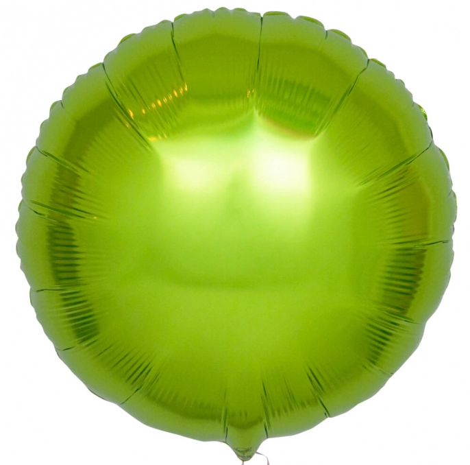 Круглый шар лаймового цвета