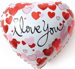 Шар Сердце, I love you, 46 см
