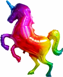 Воздушный шар фигура Сверкающий единорог