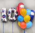 Композиция  шаров Among Us на 10 лет
